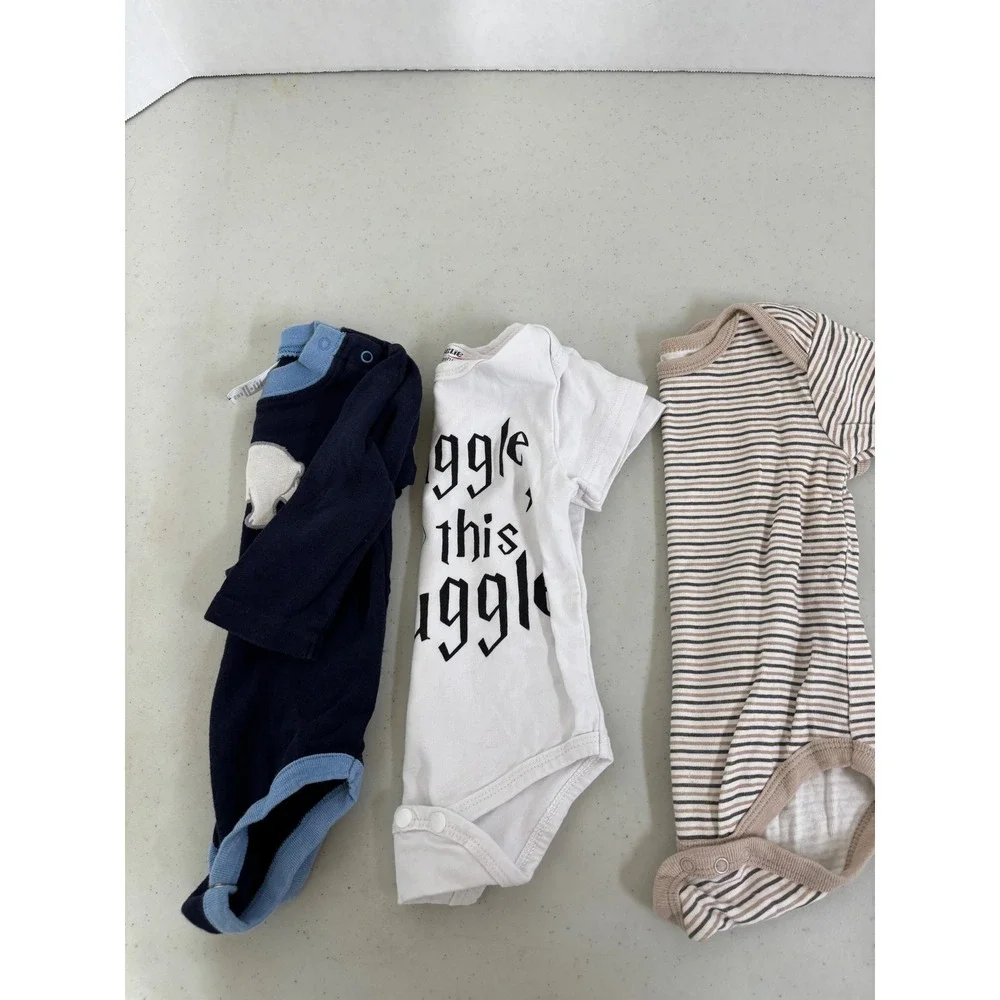 Gymboree Harry Potter Snuggle This Muggle Baby Bodysuit‎ Onesie Set of 3 6-12M